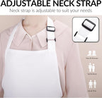 Large Chef Apron for Men and Women, Cooking Kitchen Aprons - Image 4