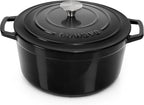 Nuwave 6QT Healthy Enameled Cast Iron Dutch Oven Pot by NuWave