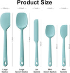 Redfly Silicone Spatula Set, 5 Piece Food Grade Silicone Cooking Utensils Set - Image 2