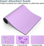 Rnivvi Coffee Mat, Hide Stain Rubber Backed Absorbent Dish Drying Pad - Image 3