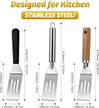 Patelai 3 Pack Small Spatula Mini Serving Brownie Spatula - Image 2