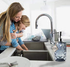 JASAI Diamond Design Glass Soap Dispenser - Image 4