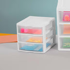 Sterilite 12-Pack Clearview 3-Drawer Cart, Small Plastic Storage Organizer - Image 8