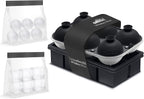 Samuelworld Premium Ice Tray Combo, New Upgraded Large Ice Sphere Maker Ice by Samuelworld