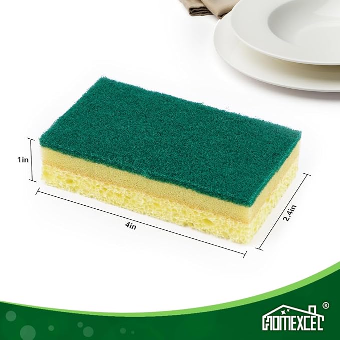HOMEXCEL Sponges Kitchen 12pcs, Heavy Duty Sponges - Image 4