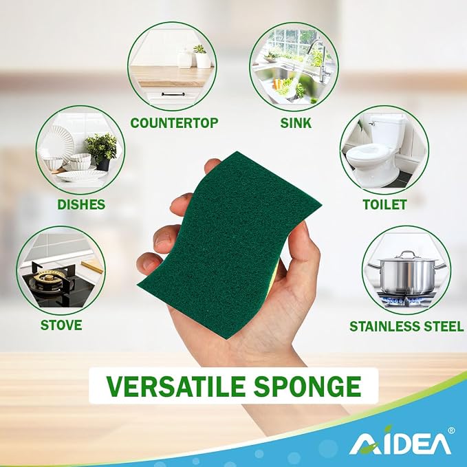 AIDEA Heavy-Duty Scrub Sponges, Sponges - Image 6