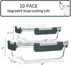 Glass Meal Prep Containers - Image 2