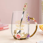 OEAGO Birthday Gifts for Women Mom Plastic Tea Cup Mothers Valentines Day Gifts - Image 7