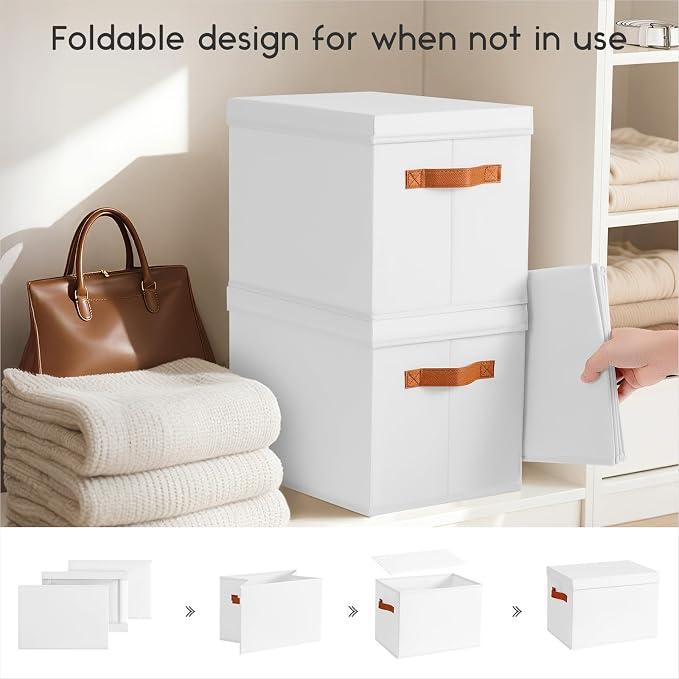 Homsorout Storage Bins with Lids - Image 5