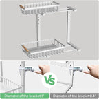 Merrylun Under Sink Organizers, 5 Adjustable Height，Metal Pull Out Under Sink - Image 8