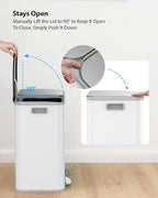 Lovewind Trash Can, 2 x 10.5 Gallon Garbage Can - Image 6