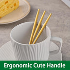 5.1 Inch Coffee & Tea Spoon, 6 Pieces Gold Stainless Steel Teaspoon, Mini Spoons - Image 5