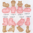 8 Pcs Cookie Cutters Set 3D Holiday Cookie Cutters - Image 5