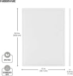 FARBERWARE Extra-Large Plastic Cutting Board, 15x20 Inch Dishwasher-Safe - Image 4