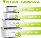 HOMETALL 8 Pack Fruit Storage Containers - Image 3