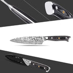 MOSFiATA 4 Inch Paring Knife, Kitchen Knife Fruit Knives - Image 4