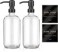ARKTEK 2 Pack Refillable Glass Soap Dispenser by ARKTEK