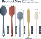 ChefAide 5 Pieces Silicone Spatula Set, Food Grade Rubber Spatula, Upgrade - Image 2
