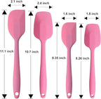 Silicone Spatulas Set, Rubber Spoon Spatula Heat Resistant Spoonula One Piece - Image 5