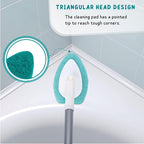 Shower Scrubber with Long Handle, Bathroom Tub and Tile Cleaning Tool with 6 - Image 5