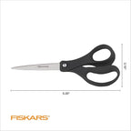Fiskars 8” Everyday Stainless Steel Scissors - Image 2