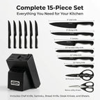 McCook® Knife Sets, German Stainless Steel Knife Block Sets - Image 3