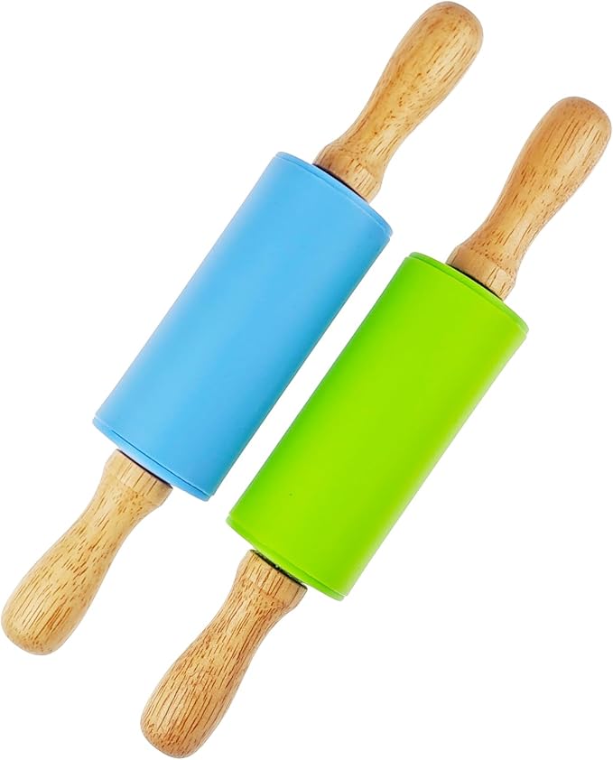 4 Pack Small Rolling Pin for Kids, Kids Rolling Pin for Home Kitchen - Image 7