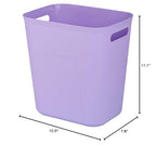 UUJOLY Plastic Small Trash Can Wastebasket, Garbage Container Basket - Image 5
