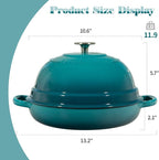 EDGING CASTING Enameled Cast Iron Dutch Oven Pot - Image 3