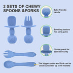 Silicone Baby Feeding Set | Baby Led Weaning Supplies Includes Suction Bowls - Image 7