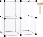 C&AHOME Cube Storage Organizer, 4-Cube Shelving Units, DIY Closet Storage by CAHOME