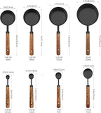 Black Measuring Cups and Spoons Set, Measuring Spoons and Measuring Cup Set - Image 2