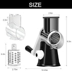 Cambom Rotary Cheese Grater Hand Crank Cheese Shredder - Image 5