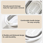 2-Pack Collapsible Silicone Colander Strainer, Foldable Kitchen Sink Basket - Image 7