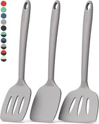 Coukre 3 Pack Silicone Spatula Set, High Heat Resistant, Fish Spatula, Solid & by Coukre