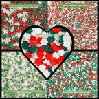 Confect Christmas Sprinkles | Christmas Sprinkles - Snowflakes in Red, Green & White I Confetti Pearls & sparkling for Dessert Decorating - Image 3