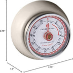 Zassenhaus Magnetic Retro Kitchen Timer, Classic Mechanical Cooking Timer - Image 4