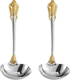 KEAWELL Premium 7.5 inch Luxury Gravy Ladle, 18/10 Stainless Steel, Small Gravy by KEAWELL