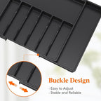 Lifewit Silverware Drawer Organizer, Expandable Utensil Tray - Image 7