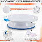 Cake Decorating Tools Supplies Kit - Image 3