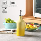 Sweejar Ceramic Olive Oil Dispenser Bottle, Opaque Oil Cruet Protects to Reduce - Image 2
