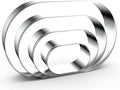 Pill Capsule Long Oval Cookie Cutters by QAAQS