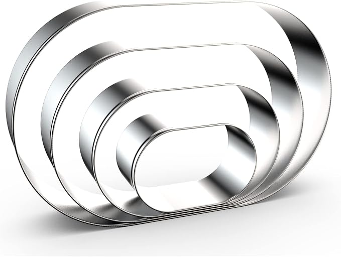 Pill Capsule Long Oval Cookie Cutters by QAAQS