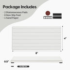2PCS Water Absorbing Stone Drying Tray Mat - Image 3