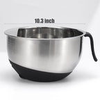 Rice Strainer Bowl Quinoa Washer whit Handle Stainless Steel Colander Versatile - Image 3