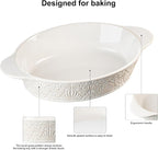 Dafuceramic Casserole Dishes for Oven Sets of 3, Ceramic Oval Baking Dish - Image 5