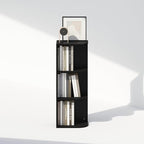 Furinno Reed Corner Shelf, 3-Tier Corner Bookshelf, Book Shelf, Corner Shelves - Image 6