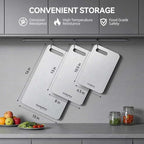 Titanium Cutting Boards, 100% Pure Titanium Kitchen Cutting Board, Double-Sided - Image 4