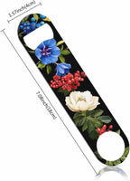 Flowers Stainless Steel Bottle Opener Poppy Wild Roses Cornflower - Image 2