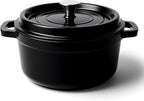 6.5 Quart Dutch Oven Pot with Lid, Non Stick Enameled Cast Iron Dutch Oven by Fijinhom
